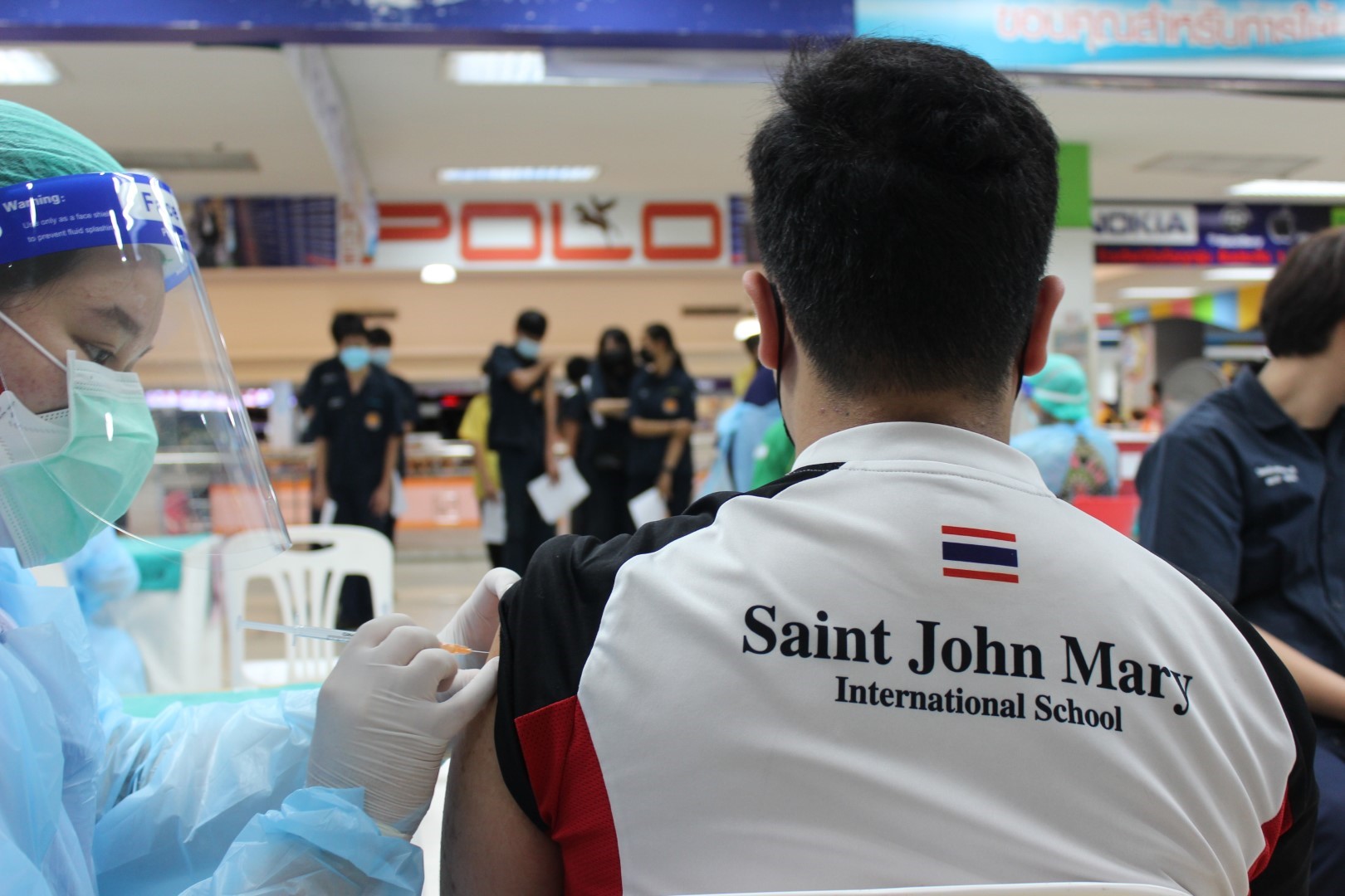 SJMIS Students Received Their 2nd Dose of Pfizer