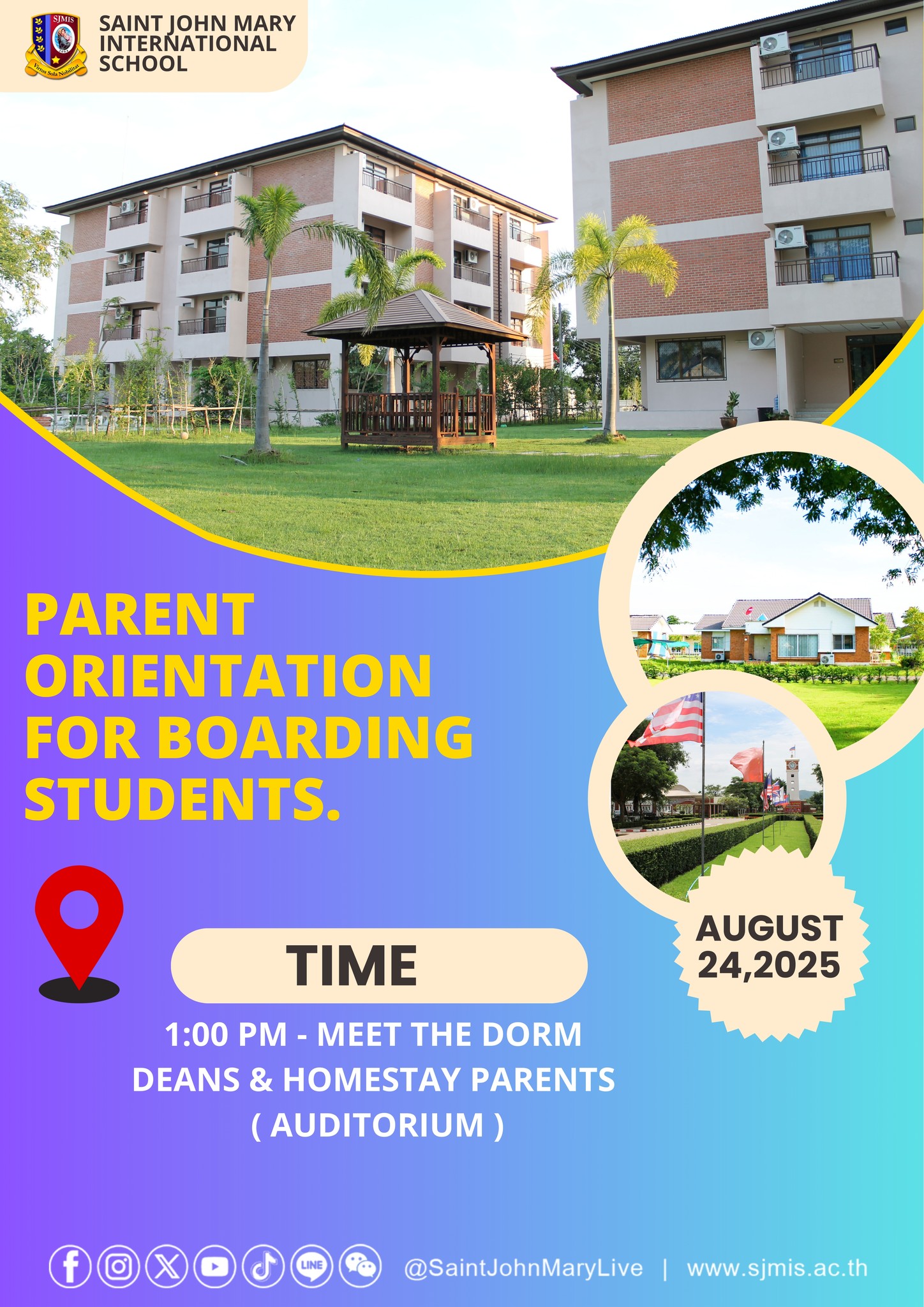 🎉Attention all parents of boarding students!